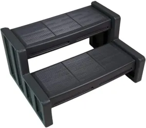 Vinyl Works 29 Inch Deluxe Resin Multi Purpose Home Garden Garage Spa and Hot Tub Steps, Black