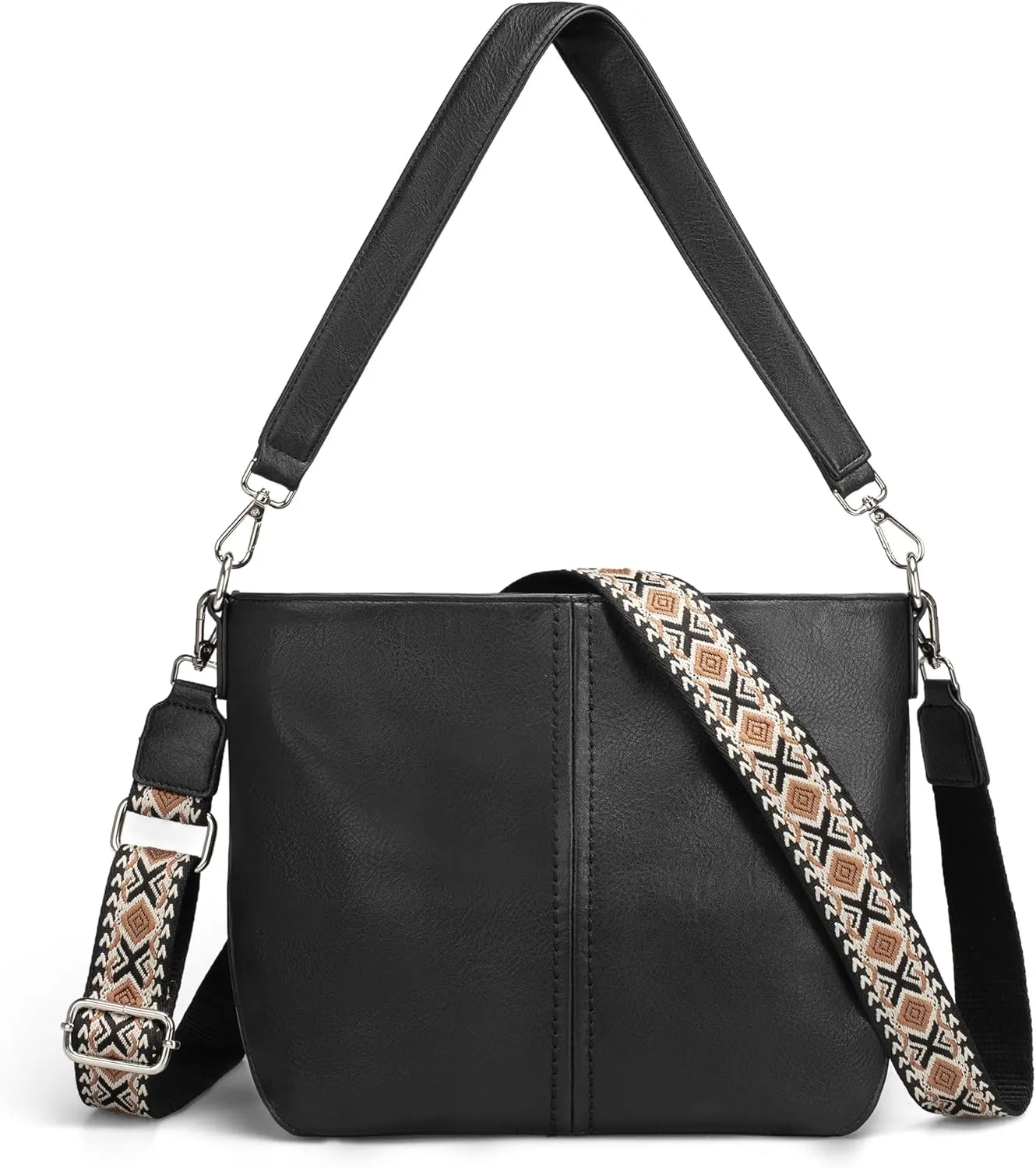 VONAL Hobo Crossbody Bags for Women, Vegan Leather Purses Shoulder Handbags for women PU leather Tote Bags Everyday Purse