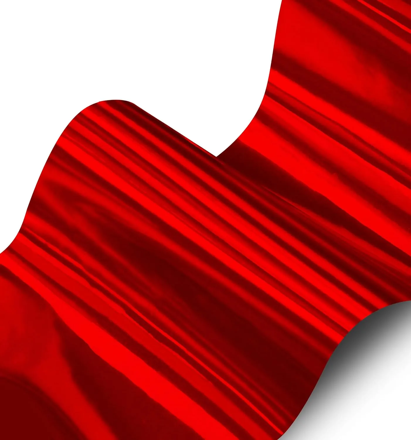 VViViD Holographic Chrome Red Vinyl Wrap DIY Air-Release Adhesive Film 3ft x 5ft