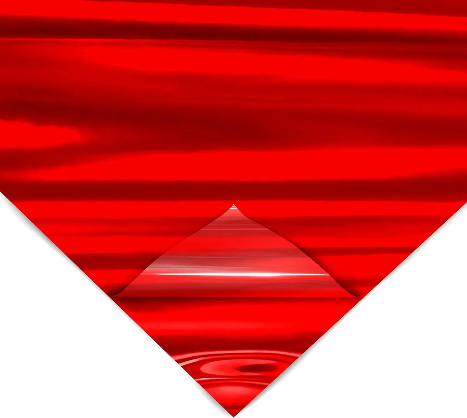VViViD Holographic Chrome Red Vinyl Wrap DIY Air-Release Adhesive Film 3ft x 5ft