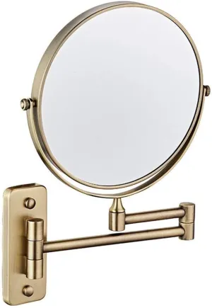Wall Mounted Makeup Mirror 8-inch Two-Sided Swivel Wall Mounted Mirror