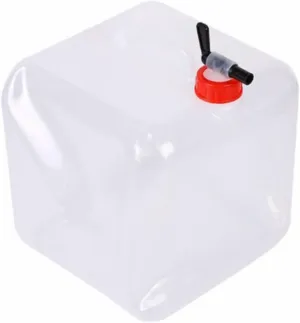 Water Container Foldable Camping Water Container with Spigot, 10L/15L Collapsible Water Jug, Large Water Storage Containers Portable Water Tank, BPA Free Emergency Can for Car Driving Camping Hiking W