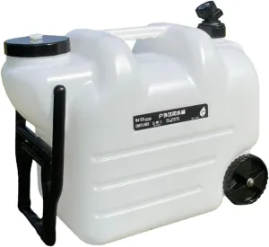 Water Container Water Bucket with Wheels Portable Water Tank Water Storage Carrier for Camping Emergency Picnic Bath Washing