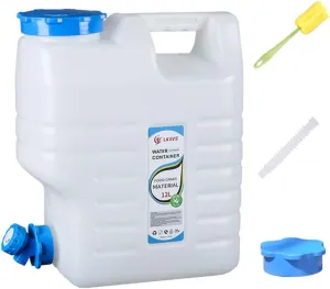 Water Jug Camping Water Container with Faucet 2.64 Gallon/12L No Leakage Car Water Bucket Portable Large Capacity Water Jug for Outdoor Hiking, Picnic