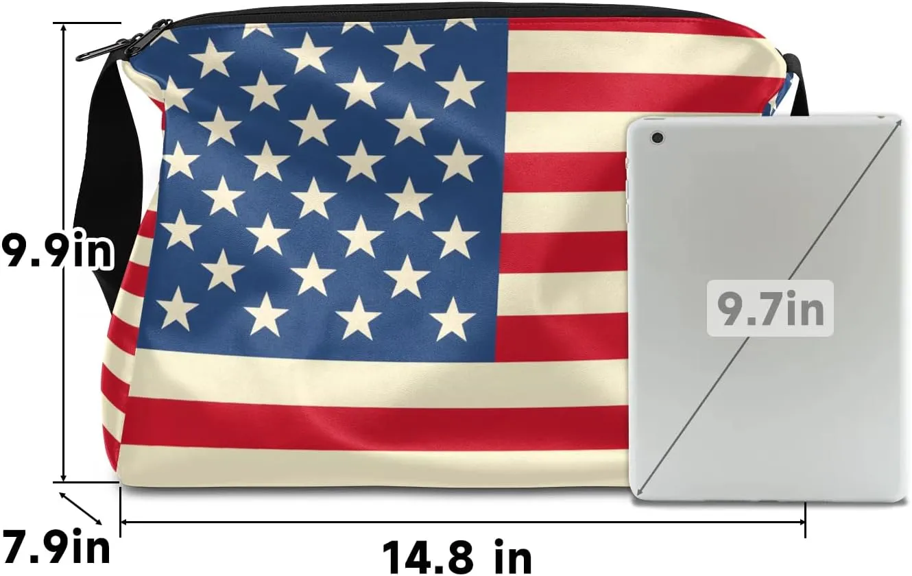 Weekend Bag America Flag Patterns Lightweight Carry On Duffel Bag Waterproof Gym Bag Pu Leather Duffle Bag for Workout Travel Sport