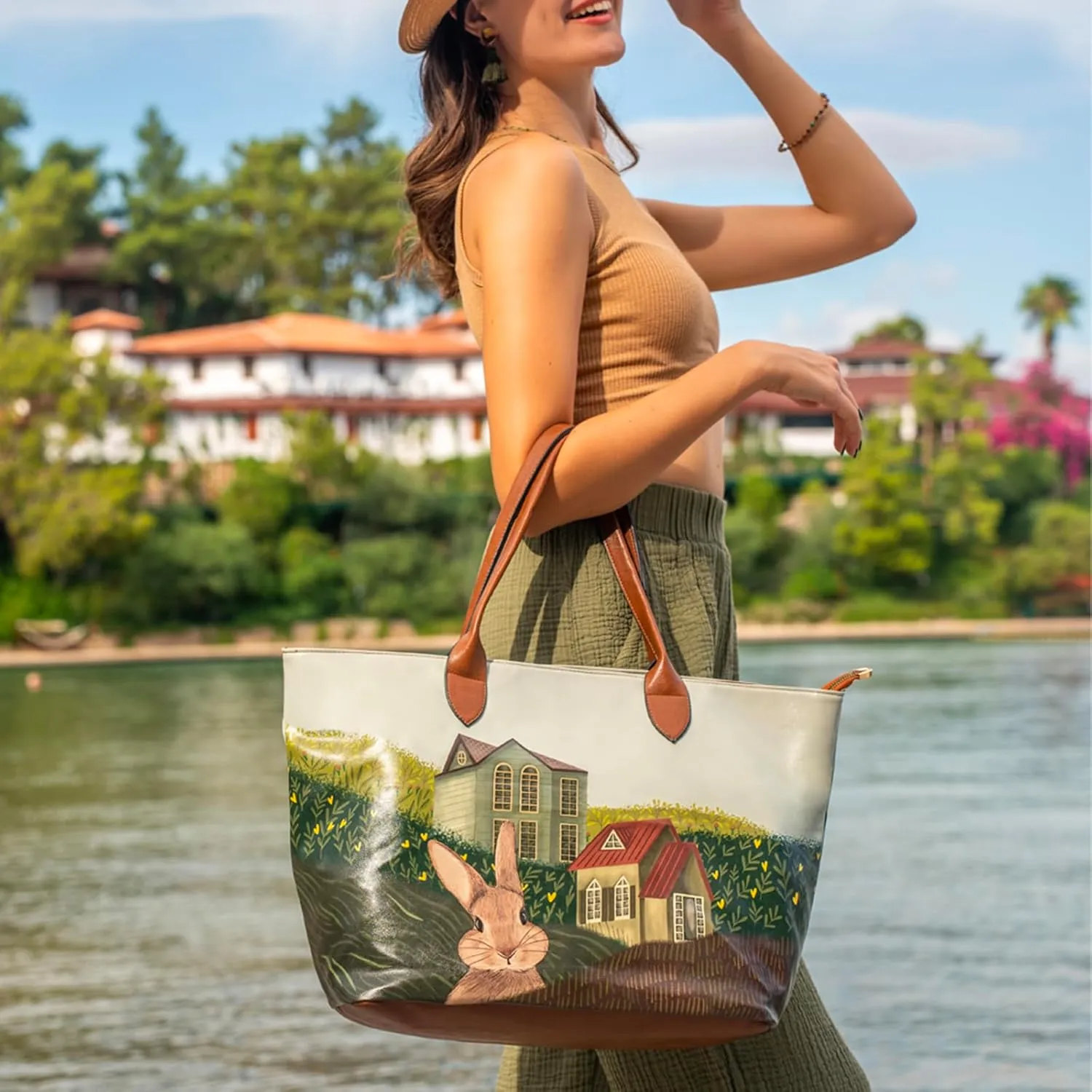 Weekender Bags for Women - Unique Design and Vegan Leather Shoulder Bags