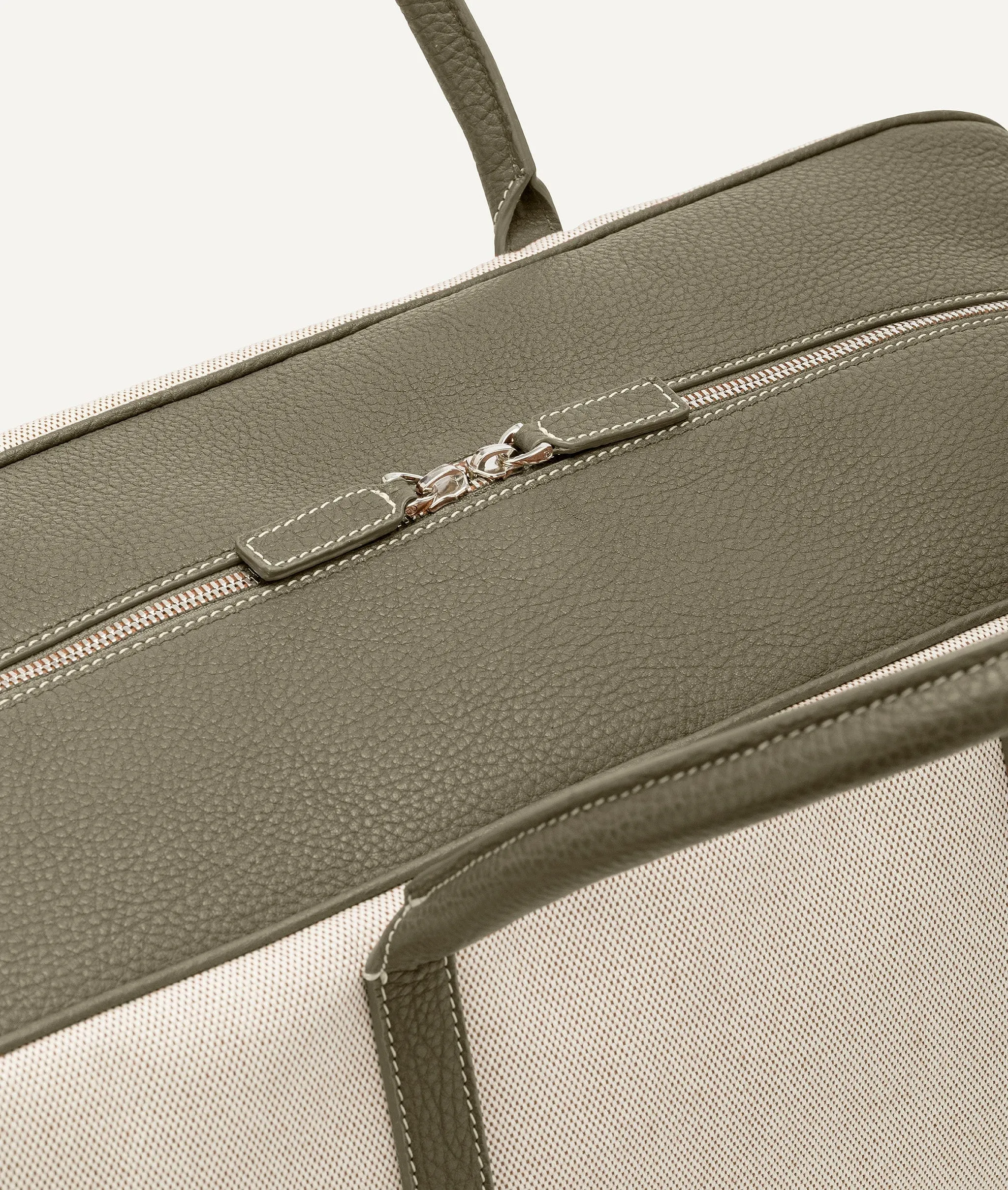 Weekender in Canvas and Calf Leather