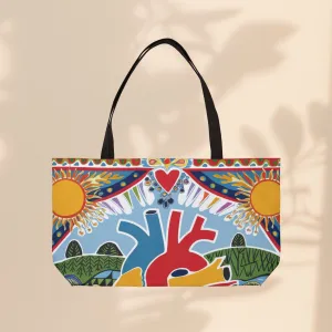Weekender Tote Bag - Two Hearts