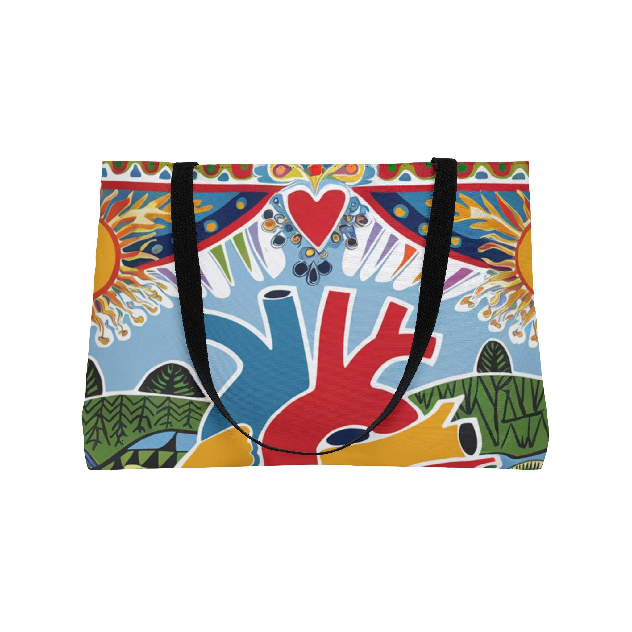 Weekender Tote Bag - Two Hearts