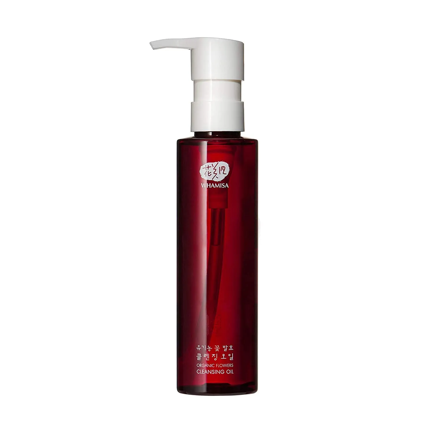 Whamisa Organic Flowers Cleansing Oil, Deep Cleansing, Moisturizing, Lightweight, Unclog Pores, Makeup Remover, Residue-free, for Sensitive Skin, Normal to Dry Skin