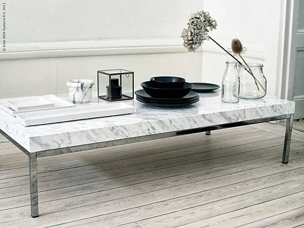 White-Grey Veined Marble Vinyl
