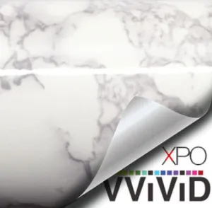 White-Grey Veined Marble Vinyl