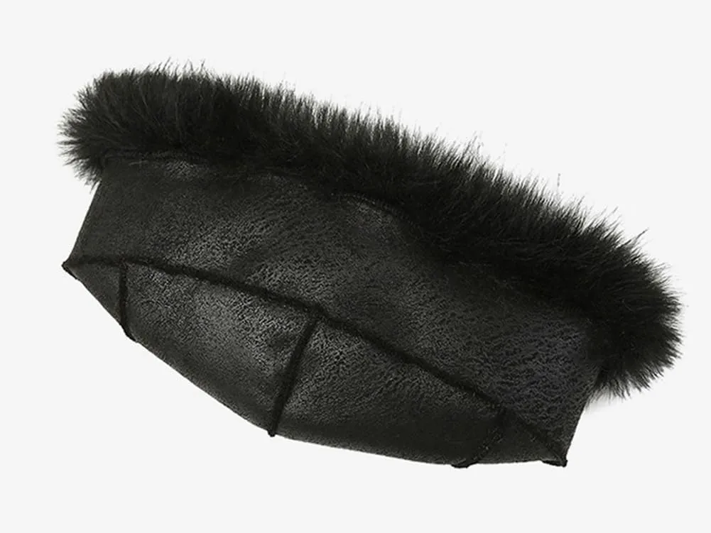Winter Faux Fur Bucket Hat WomenFuzzy Fur Warm Hat Women's Furry Fisherman Cap Casual Trendy Trips Sports Skiing Cap