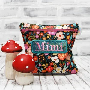 Woodland Floral Personalized Reusable Food Bag