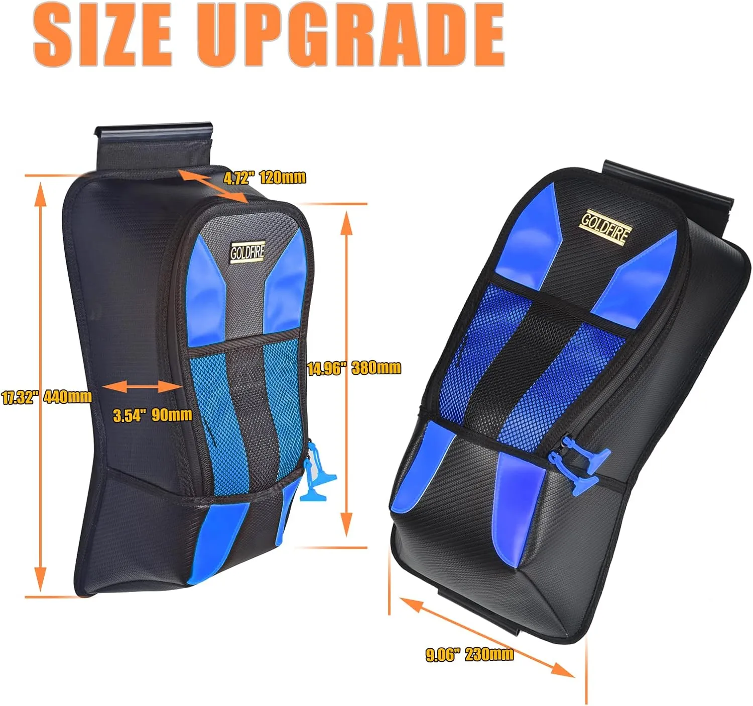 X3 Center Seat Storage Bag Compatible with Can Am Maverick X3, Shoulder Between Seat Storage Bag For Can Am Maverick X3 MAX/DS/RC/RS/Turbo/R RR 2017-2024 (Blue)