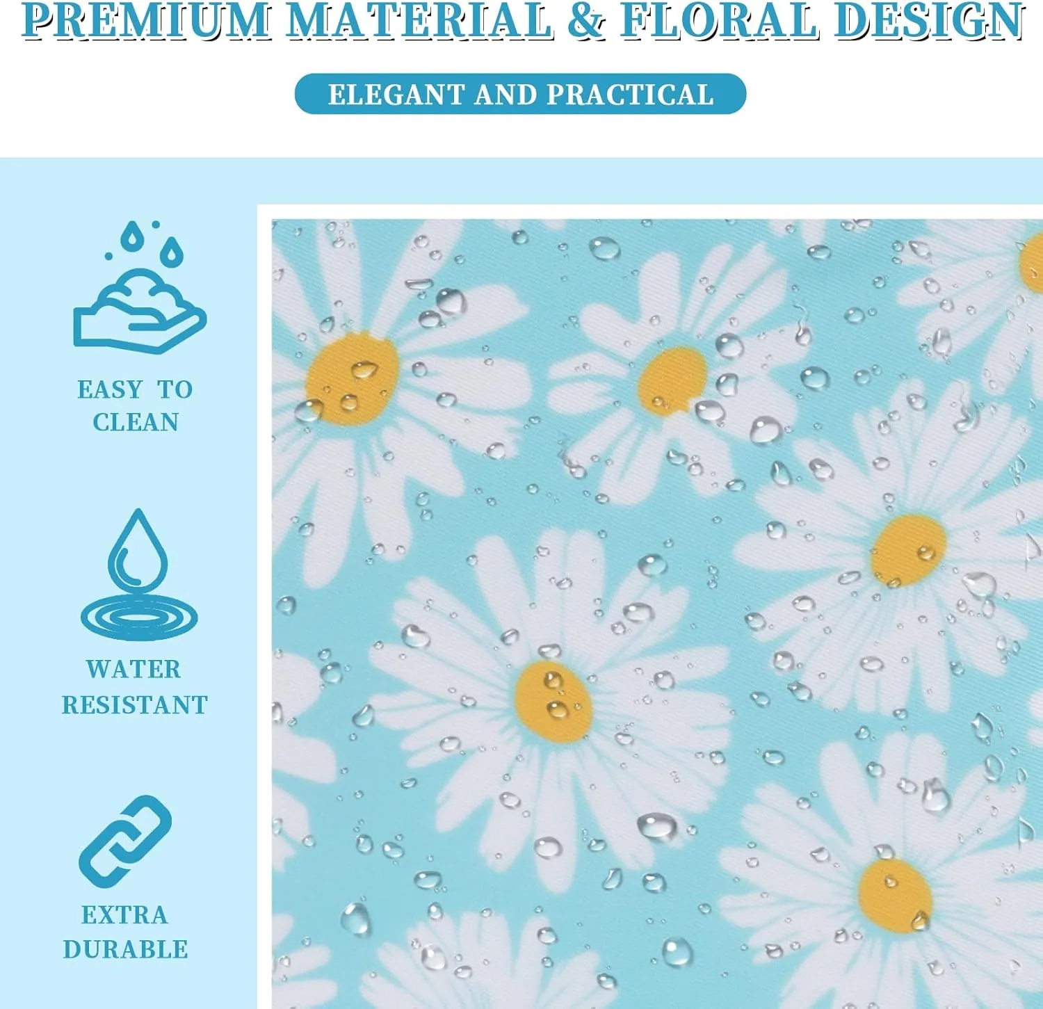 XSUIOY Floral Small Makeup Bag for Purse Nylon Pencil Pouch, Coquette Aesthetic Makeup Bag Cute Preppy Cosmetic Bag, Makeup Brushes Storage Bag Waterproof Travel Toiletry Bag Organizer(Blue Floral)