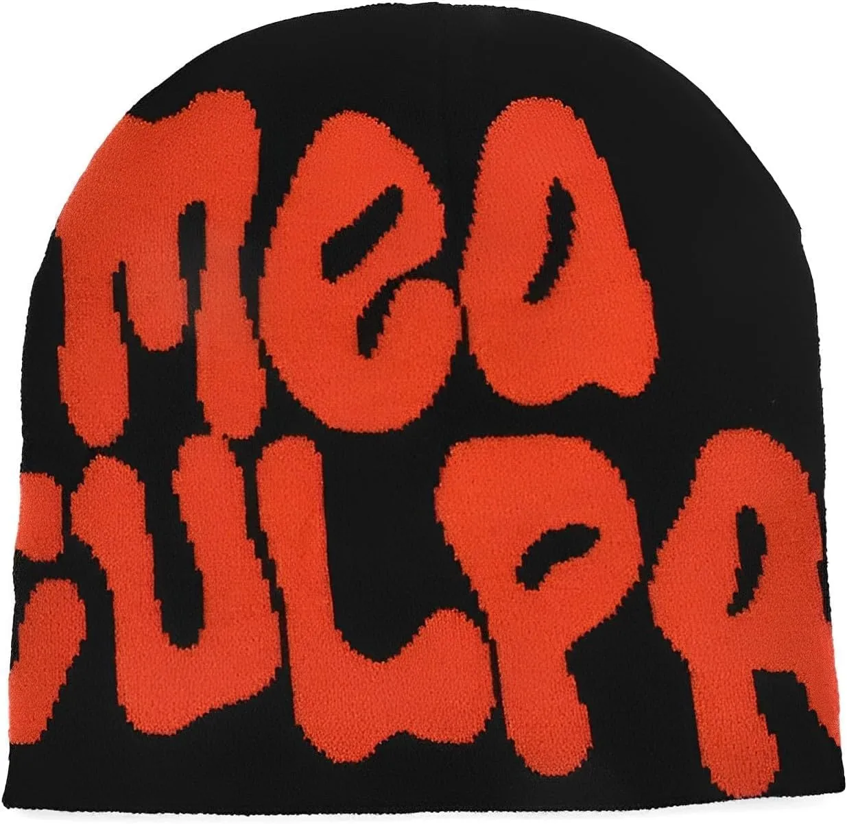 Y2k Beanie Monogrammed Graphic Winter Knit Hat Ideal Gift for Hip-hop Rapper