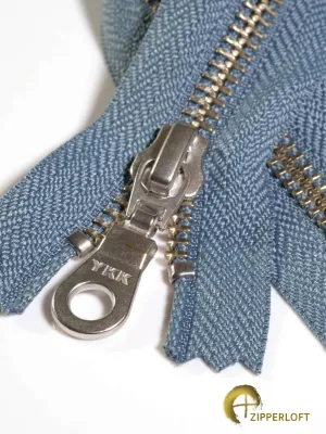 YKK #5 Nickel-Silver (5-16" / 12.7-40.7cm) - 575 Colonial Blue