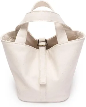 YONBEN® Tote Bucket Bag -Simple and Comfortable Handbag with Belt Opening Design Lightweight and Versatile Bucket Bag