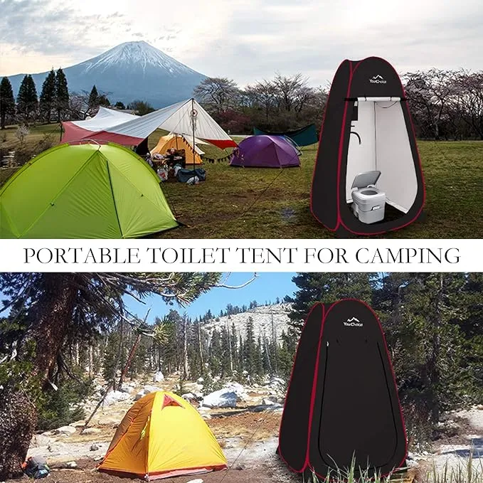 Your Choice Oversized 6.89FT Pop Up Privacy Tent - Camping Shower Changing Tent, Portable Bathroom Toilet Room