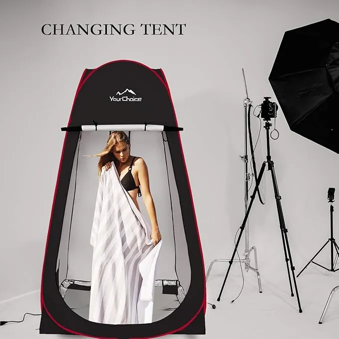Your Choice Oversized 6.89FT Pop Up Privacy Tent - Camping Shower Changing Tent, Portable Bathroom Toilet Room