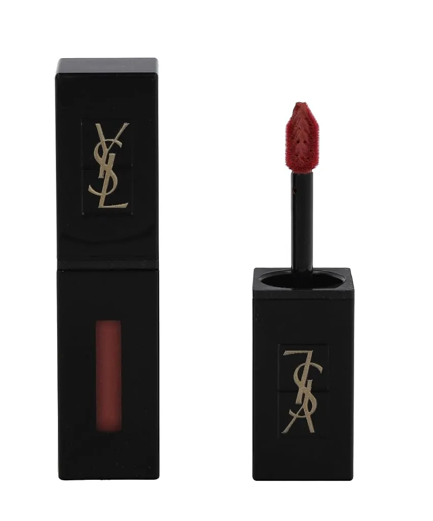 Yves Saint Laurent Vinyl Cream Lip Stain, 407 Carmin Session, 0.18 Ounce