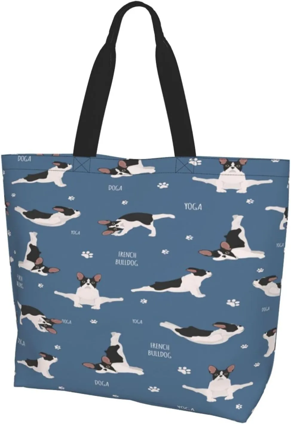 Zebra Back View Tote Bag Shopping Bag Portable Handbags Tote Shoulder Bucket Bags for Women