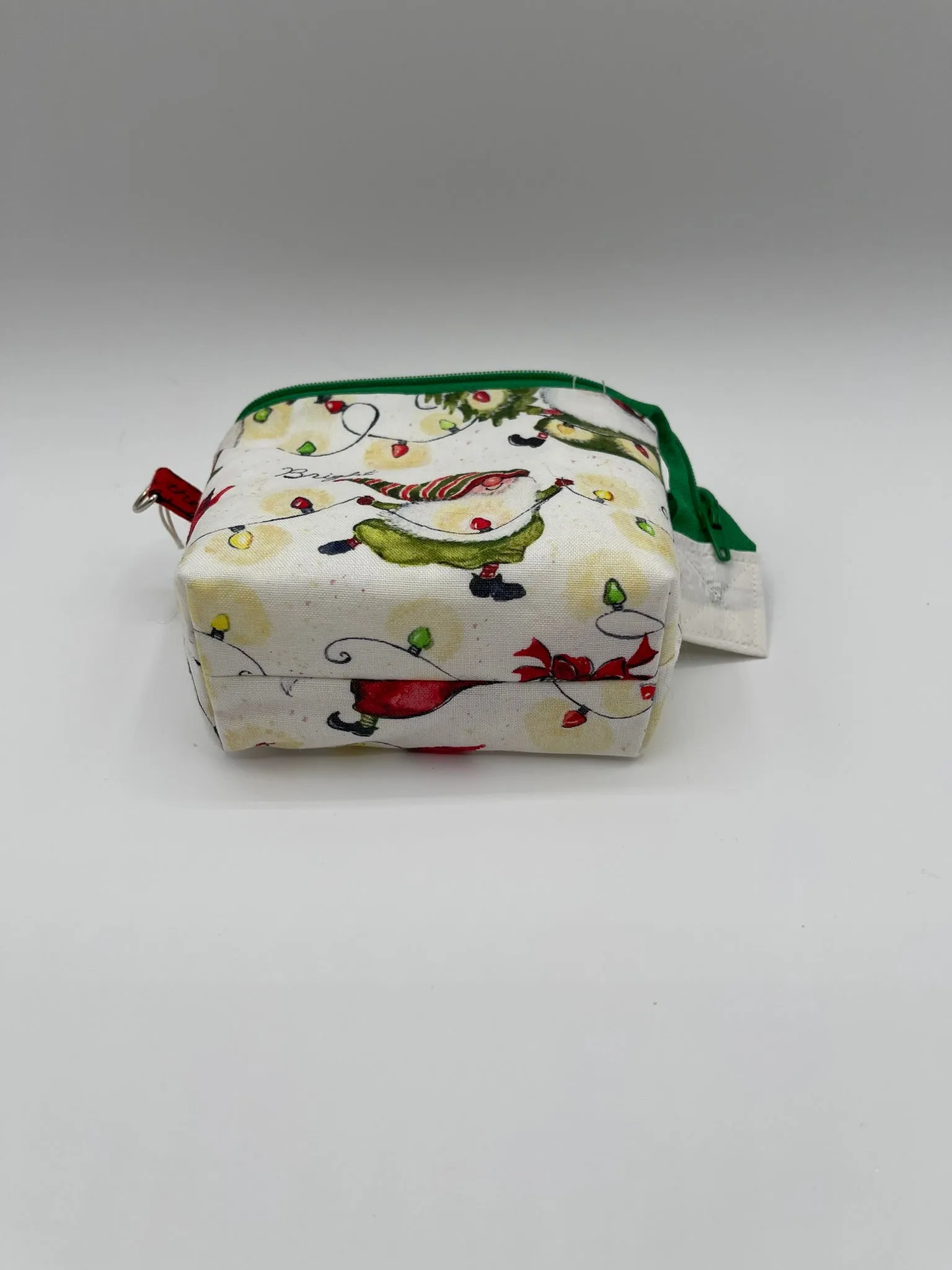 Zipper Bucket Bag - Christmas Gnome Elves