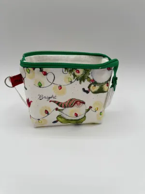 Zipper Bucket Bag - Christmas Gnome Elves