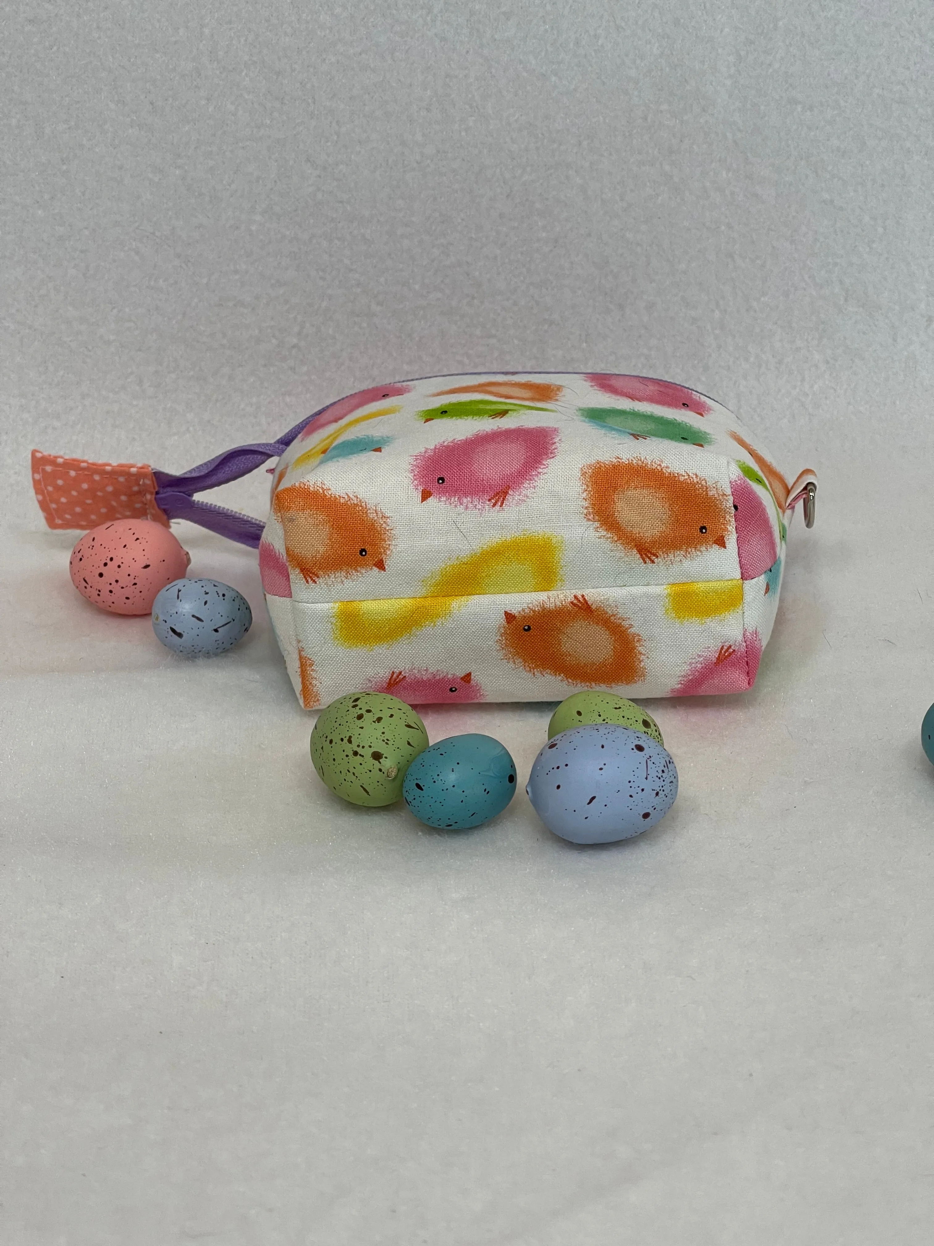 Zipper Bucket Bag - Easter Chics