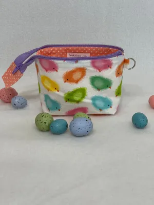 Zipper Bucket Bag - Easter Chics
