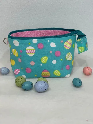 Zipper Bucket Bag - Easter Eggs