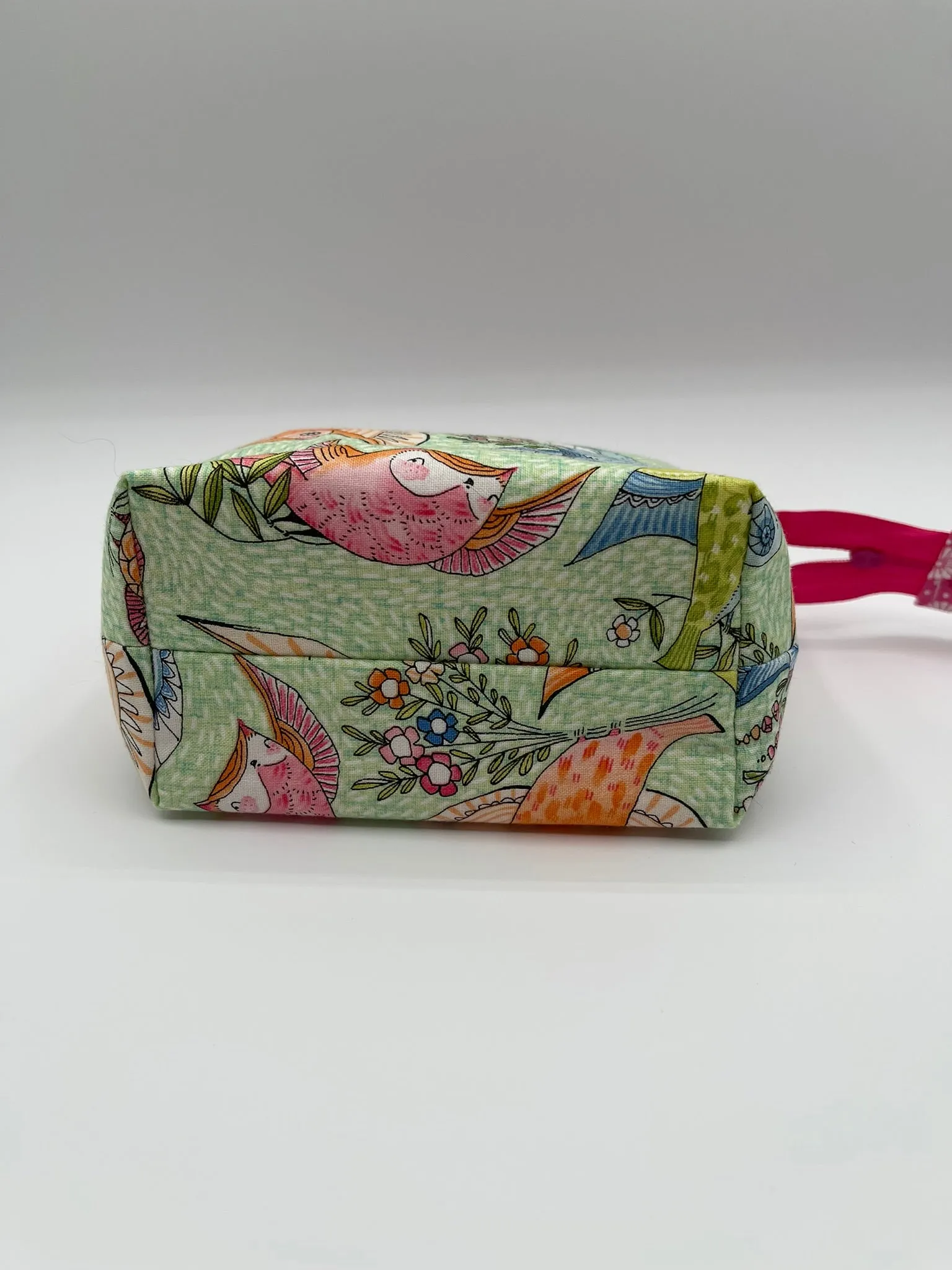 Zipper Bucket Bag - Flying Owls